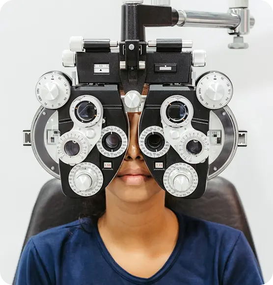 Optometrist consultation